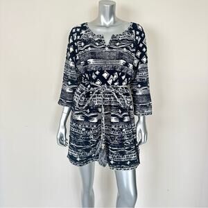 CHANEL women printed  sweater size 46 EU or XXL Authentic